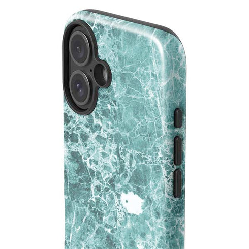 Crushed Turquoise iPhone 16 Impact Case